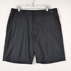 Mens HURLEY NIKE Shorts 36 Brand New With Tags DRI FIT Grey Black 20"